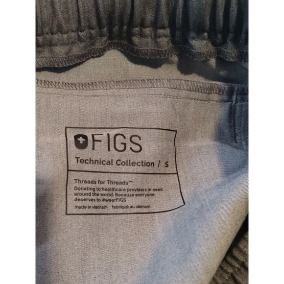 Figs Tansen Jogger Scrub Pants Men's S Nurses Healthcare Uniforms Graphite - Picture 6 of 6